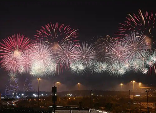 苍南县焰火晚会